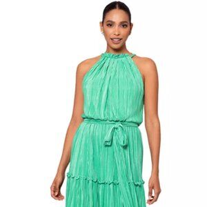 Betsy & Adam - Women's Green Pleated Gown - Size 14 - New With Tags